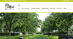 Desktop Screenshot of boerderijcampingdemeet.nl